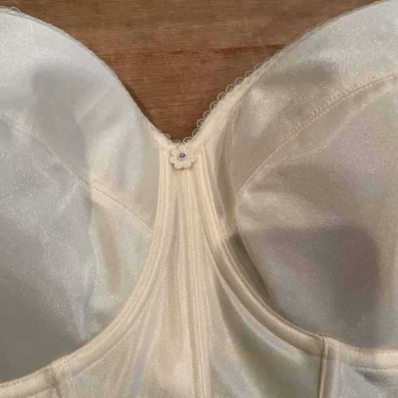 NWT Dominique Noemi Backless Balconet Bridal Formal Wedding Bra 38DD Ivory - Picture 4 of 7
